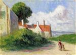 Maximilien Luce  - Bilder Gemälde - Landscape at Asquin-sous-Vézelay