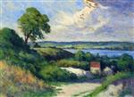 Maximilien Luce  - Bilder Gemälde - Landscape at Collettes