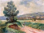 Maximilien Luce  - Bilder Gemälde - Landscape near Rolleboise