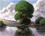Maximilien Luce  - Bilder Gemälde - Large Tree, Rollebois