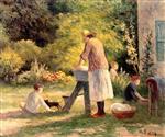 Maximilien Luce  - Bilder Gemälde - Laundress