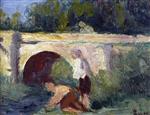 Maximilien Luce  - Bilder Gemälde - Laundresses