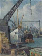 Maximilien Luce  - Bilder Gemälde - Le Port at Rouen