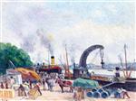 Maximilien Luce  - Bilder Gemälde - Le Quai de Bercy