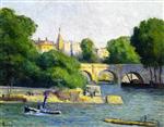 Maximilien Luce  - Bilder Gemälde - Le Vert Gallant