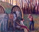 Maximilien Luce  - Bilder Gemälde - Les boucherons