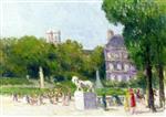 Maximilien Luce  - Bilder Gemälde - Luxembourg Garden