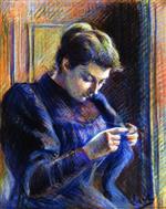 Maximilien Luce  - Bilder Gemälde - Madame Berthier