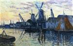 Maximilien Luce  - Bilder Gemälde - Mills in Holland