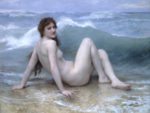 William Bouguereau  - Peintures - La Vague