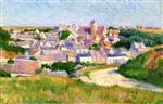 Maximilien Luce  - Bilder Gemälde - Moulineux, Entrance to the Village