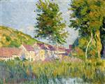 Maximilien Luce  - Bilder Gemälde - Moulineux, Houses