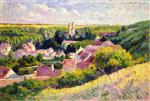 Maximilien Luce  - Bilder Gemälde - Moulineux, the Village