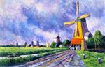 Maximilien Luce  - Bilder Gemälde - Near Rotterdam