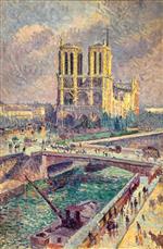 Maximilien Luce  - Bilder Gemälde - Notre Dame
