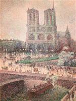 Maximilien Luce  - Bilder Gemälde - Notre Dame