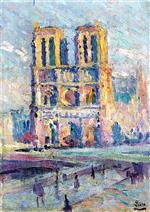Maximilien Luce  - Bilder Gemälde - Notre-Dame de Paris
