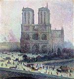 Maximilien Luce  - Bilder Gemälde - Notre-Dame, Paris