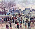 Maximilien Luce  - Bilder Gemälde - Paris, Le Pont de l'Archeveche