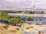 Maximilien Luce  - Bilder Gemälde - Paris, the Seine and the Place de l'Alma