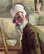 Maximilien Luce  - Bilder Gemälde - Portrait of an Injured Luce