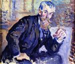 Maximilien Luce  - Bilder Gemälde - Portrait of Henri-Edmond Cross