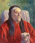Maximilien Luce  - Bilder Gemälde - Portrait of Madame Avé