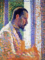 Maximilien Luce  - Bilder Gemälde - Portrait of Paul Signac