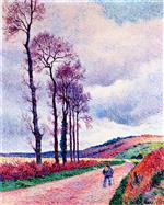 Maximilien Luce  - Bilder Gemälde - Road to Mereville