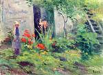 Maximilien Luce  - Bilder Gemälde - Rolleboise, the Garden