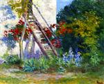 Maximilien Luce  - Bilder Gemälde - Rolleboise, the Steps of the Studio