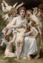 William Bouguereau  - paintings - The Assault