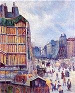 Maximilien Luce  - Bilder Gemälde - Rue Réaumur