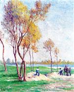 Maximilien Luce  - Bilder Gemälde - Saint-Ay, Landscape