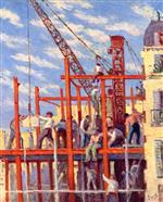 Maximilien Luce  - Bilder Gemälde - Scaffolding