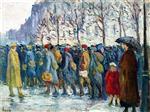 Maximilien Luce  - Bilder Gemälde - Soldiers