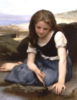 William Bouguereau  - Peintures - Le crabe