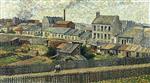 Maximilien Luce  - Bilder Gemälde - Terrain à Montmartre, Rue Championnet