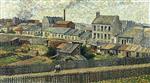 Maximilien Luce  - Bilder Gemälde - Terrain à Montmartre, Rue Championnet