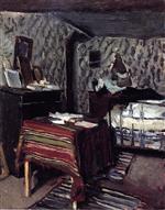Maximilien Luce  - Bilder Gemälde - The Artist's Room, rue Lavin