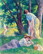 Maximilien Luce  - Bilder Gemälde - The Bather