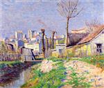 Maximilien Luce  - Bilder Gemälde - The BièVre near Paris