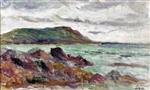 Maximilien Luce  - Bilder Gemälde - The Coast of Brittany near Saint-Malo