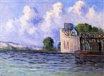 Maximilien Luce  - Bilder Gemälde - The Dam on the Seine
