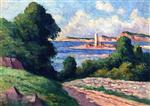 Maximilien Luce  - Bilder Gemälde - The Estuary of the Trieux