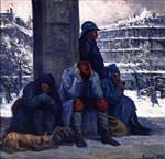 Maximilien Luce  - Bilder Gemälde - The Gare de l'Est in Winter