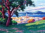 Maximilien Luce  - Bilder Gemälde - View of Saint-Tropez