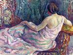 Maximilien Luce  - Bilder Gemälde - Woman from Behind