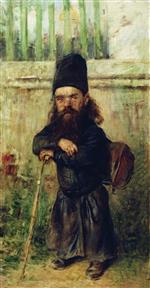 Konstantin Egorovich Makovsky - Bilder Gemälde - A Dwarf Monk