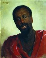 Konstantin Egorovich Makovsky - Bilder Gemälde - African Man